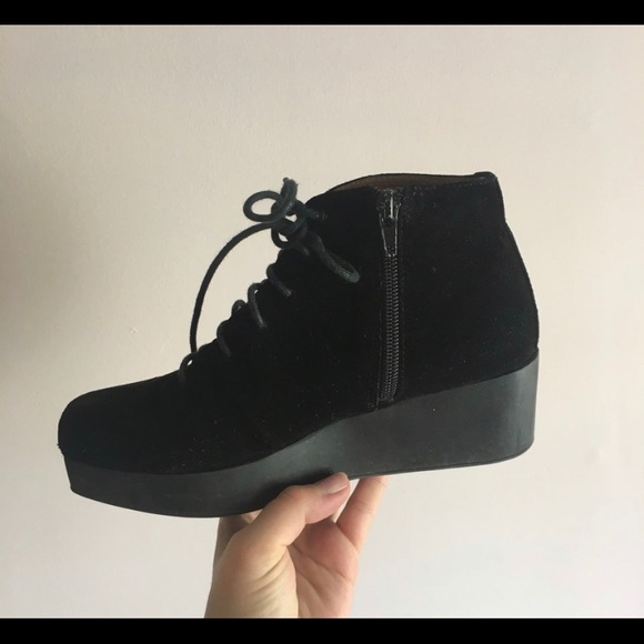 Jeffrey Campbell Suede Platform Boots - Picture 4 of 4